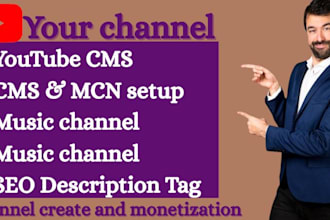 manage your youtube cms, content id, and mcn setup professionally