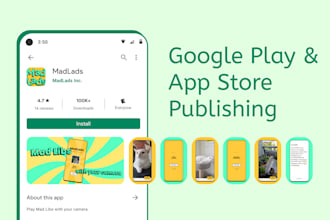 publish apps on appstore and google play