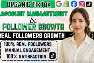 promote and manage your instagram account and grow tiktok followers organically