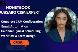 set up honeybook dubsado simplybookme, vagaro, acuity scheduling CRM workflows