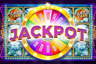 do slots game development, programing, user registration and dashboard