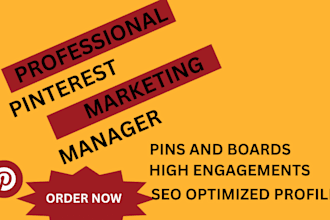 be your pinterest marketing manager SEO manager pin designs
