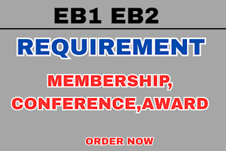do membership conference and award for eb1a requirement