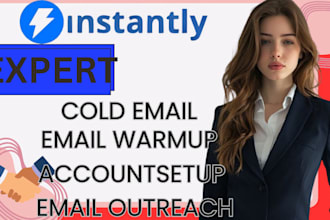 setup instantly ai for cold email , email warmup and campaign management