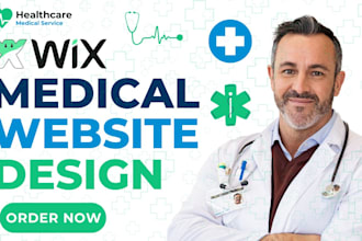do medical website, healthcare website, clinic website, doctor website on wix