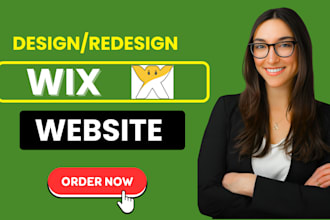 do wix website design, redesign wix website, wix online store and wix editor