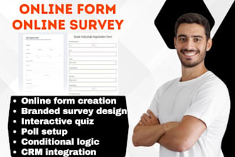 create online form online survey question quiz poll jotform qualtrics typeform