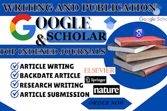 write and publish research article citation, google scholar journal publication