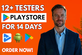 20 app testers 12 testers for IOS and android google play closed app testing
