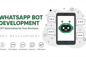 create a custom whatsapp bot and automation for your business