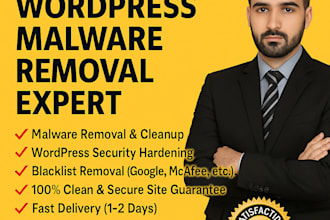 remove malware, virus, clean hacked wordpress, security site