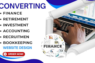 design bookkeeping finance investment retirement accounting cpa annulty website