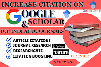 increase google scholar citation, backdate citation on researchgate