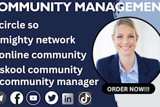 setup and manage your community on circle so, mighty networks, skool