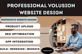 build professional volusion website with theme design redesign migrate volusion