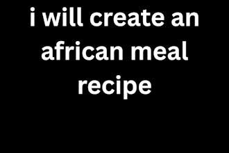 create a food recipe for you