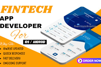 develop fintech app payment app wallet app loan app transportation app bnpl app