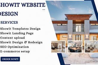 design and customize showit website or template