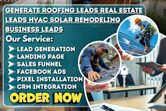 generate roofing leads real estate leads hvac solar remodeling business leads