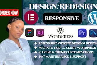 develop wordpress redesign wordpress godaddy website fix domain bluehost expert