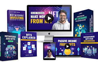 product mockup digital, ecover bundle, course mockup