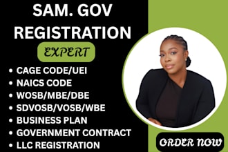 do sam gov registration get cage code uei bid proposal for government contract