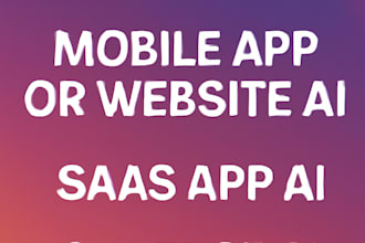 develop ai chatgpt mobile app or website ai saas app ai chatbot ai software