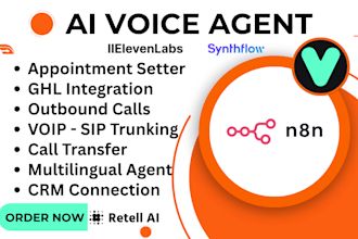 build ai voice phone calling agent using vapi, retell ai, ghl and automate calls
