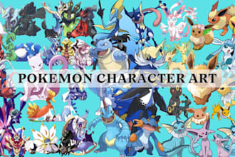 make digital art for pokemon trainer fanart pokemon sprite fakemon character art