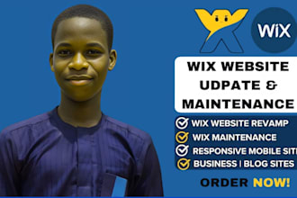 update, fix, redesign, and manage your wix or wix studio website
