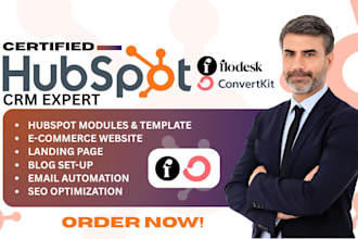 setup hubspot podia unbounce convertkit email campaign automation landing page