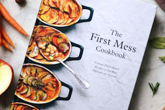 write recipes for cookbook, food blog, recipe book design, cookbook formatting