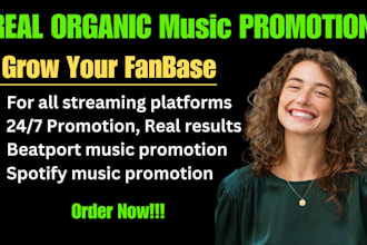 organic beatport music, spotify album promotion, spotify podcast promotion