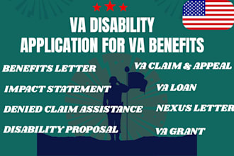 help you file or appeal your VA disability claim for maximum benefits