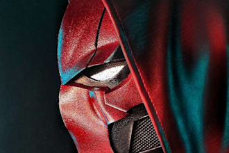 do 3d cosplay model creation 3d helmet 3d mask 3d weareable cosplay for 3d print