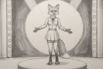create custom furry art or fursona in anime or anthro style