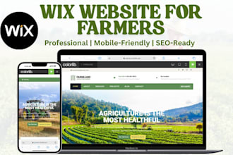 design wix farmer website wix agricultural farm website farmer wix landing page