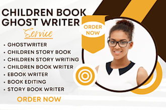 children book ghost writer, children story book writer, kid story book