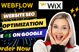 improve your wix website SEO for top ranking and provide webflow search engine