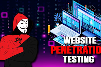 do advanced website penetration and vulnerability test