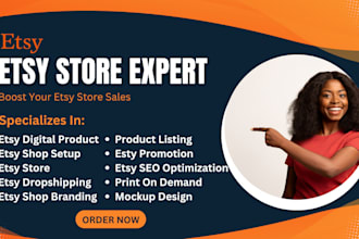 setup etsy shop digital products, printables, optimize SEO, esty product listing