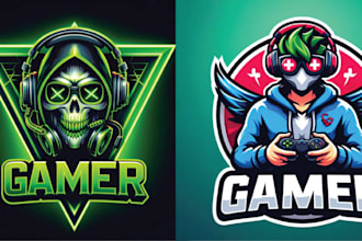 make twitch logo, cartoon, gaming, or esports design