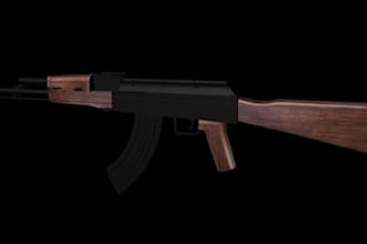 3d game assets, accessories, gun, weapon, gun, object, texture, ue5 rig for game