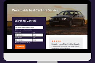build dynamic wordpress car dealership website wix auto loan car rentals website