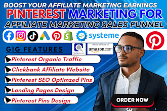 do pinterest pin affiliate marketing referral link promotion sales funnel