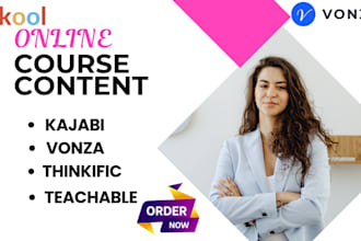do online course skool community kajabi website vonza