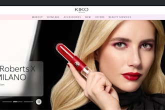 design private label cosmetic shopify beauty makeup spa saloon cosmetic website
