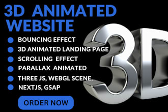 3d animated website 3d animated shopify website threejs gsap nextjs spline 3d