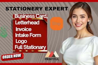 design editable business card, invoice, fillable PDF word and google form