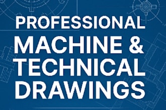 create accurate machine, technical, and engineering drawings